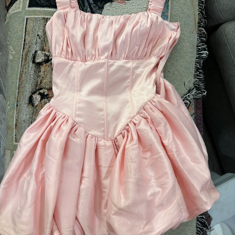 Fashion Nova Pink Wedding Dress